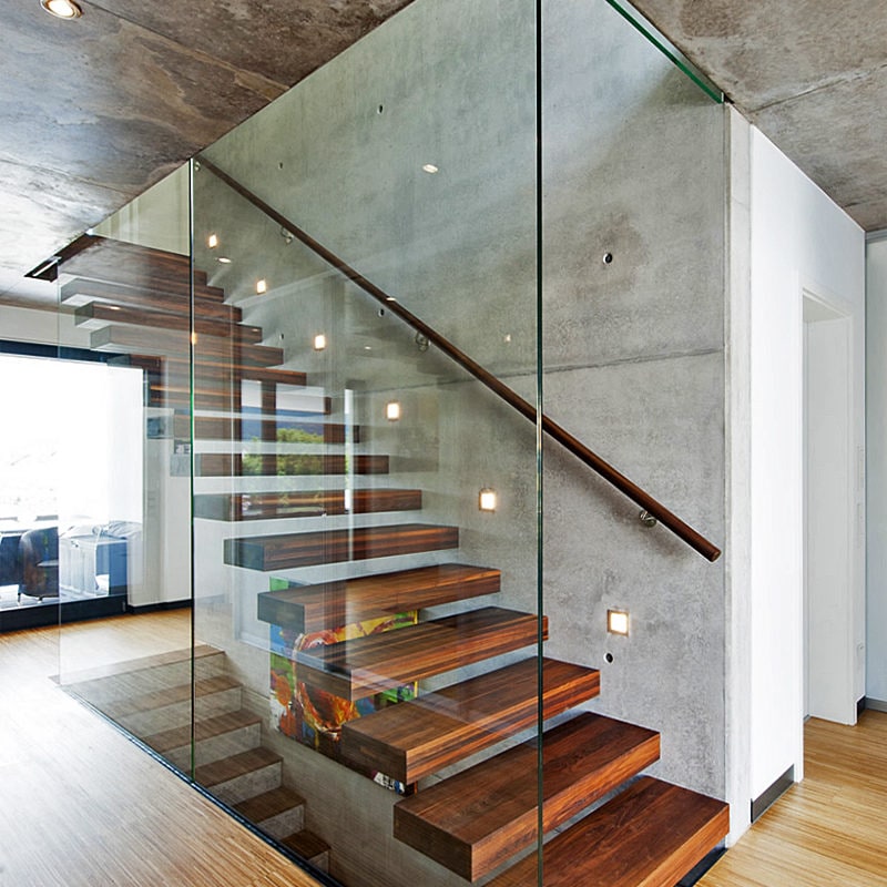 Treppenhausverglasung Klarglas