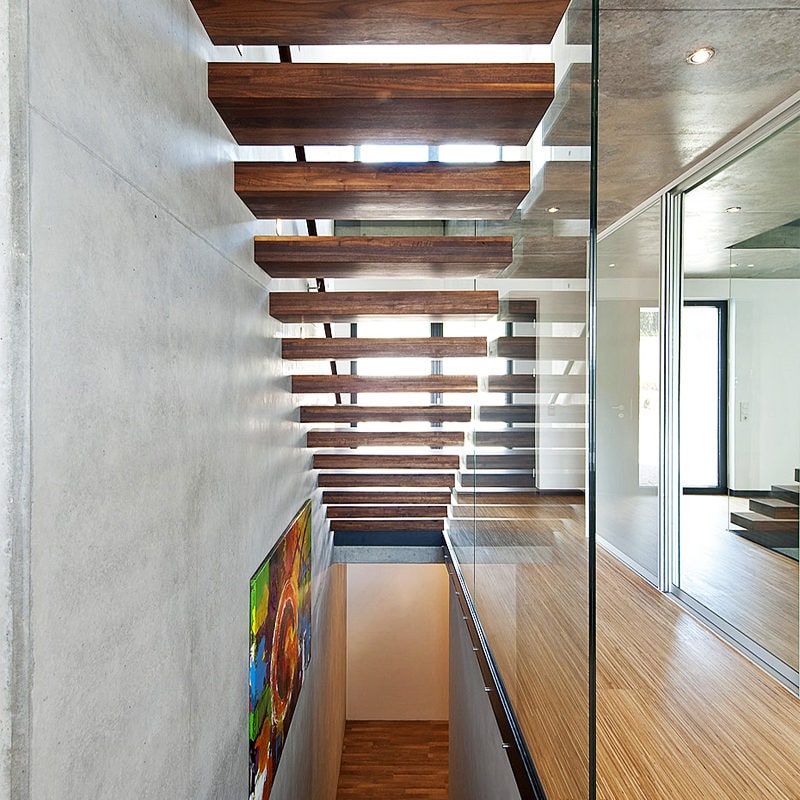 Treppenhausverglasung Klarglas