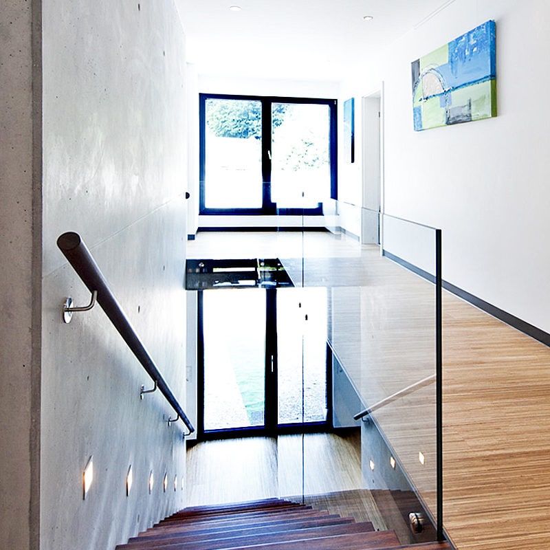 Treppenhausverglasung Klarglas